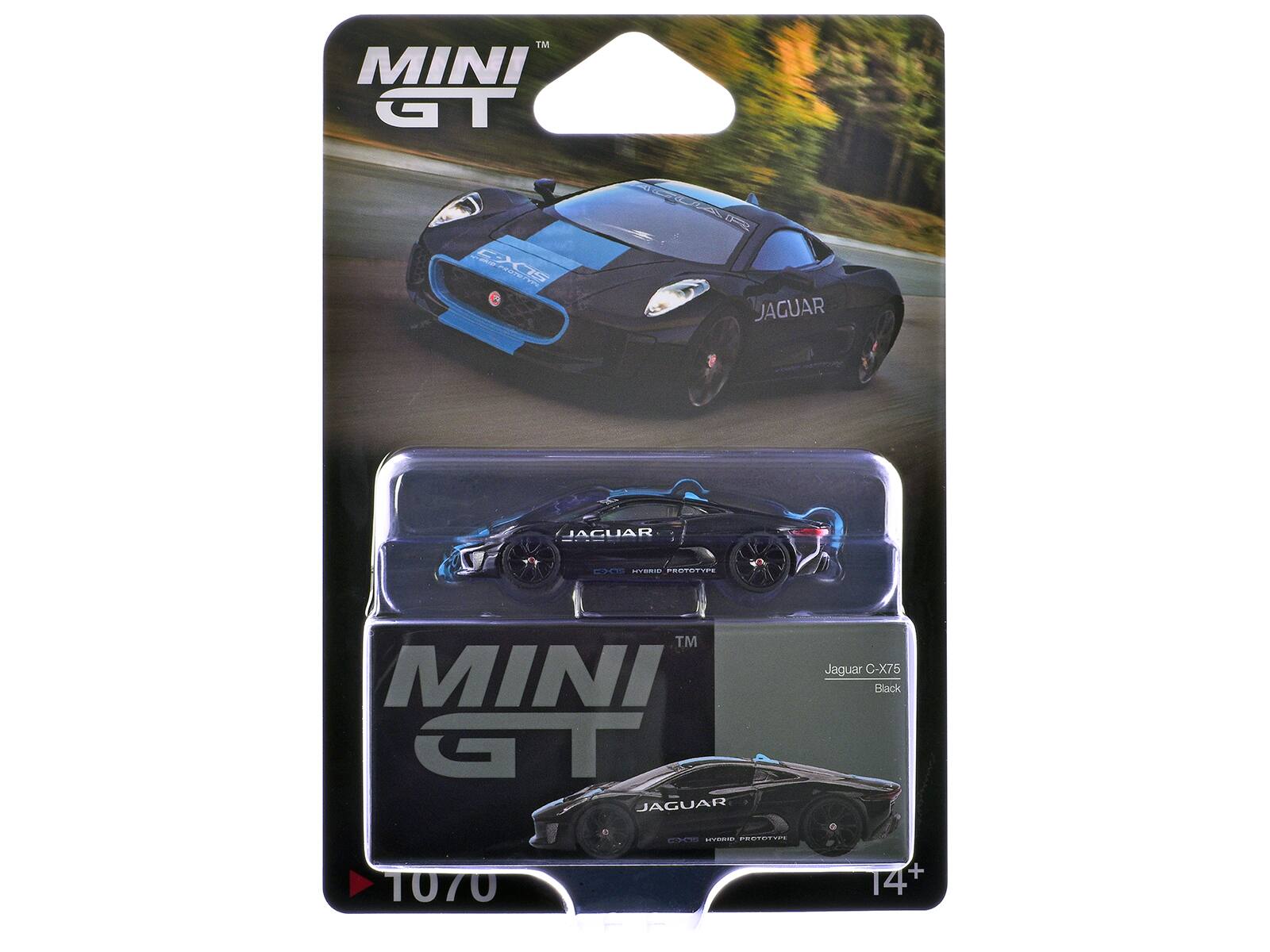 MINI GT  
JAGUAR  
JAGUAR C-X75  
Black  
1070 + 14