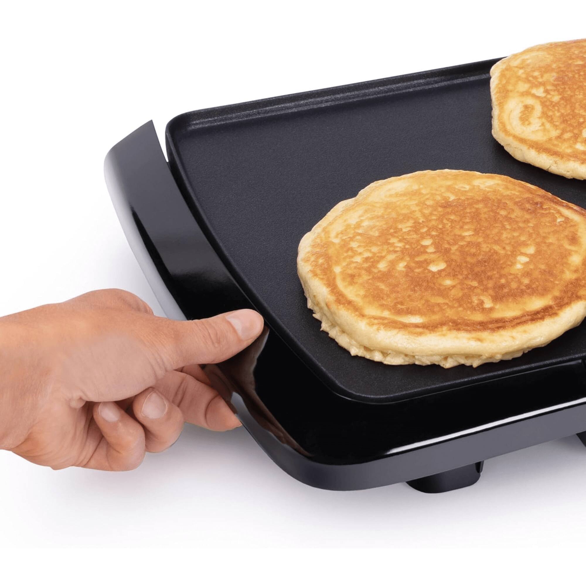 Alt View 4. Presto - Low Profile Cool-Touch Electric Griddle - Black.