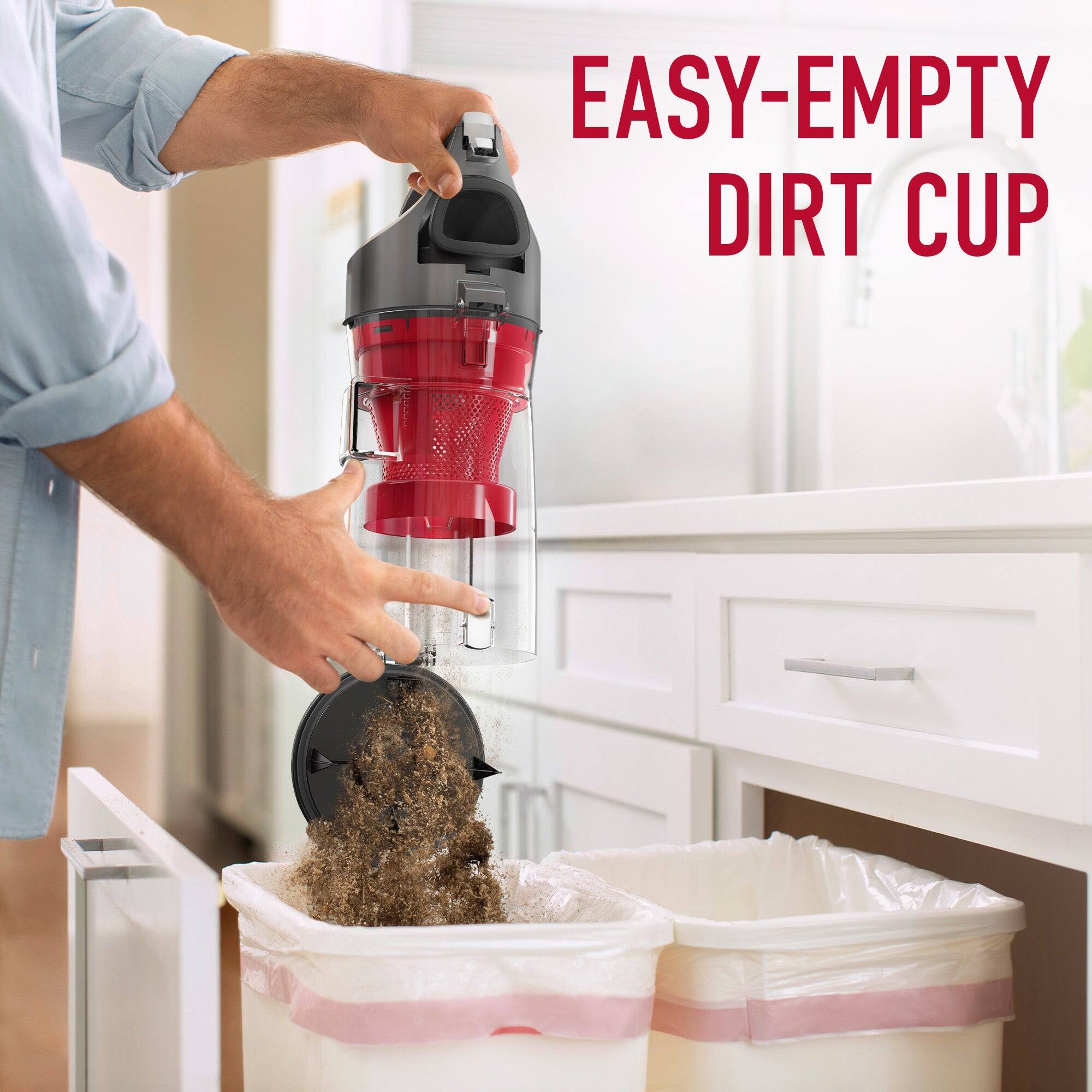 EASY-EMPTY DIRT CUP
