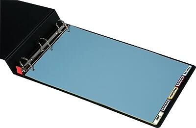 Alt View 4. Cardinal - Blank Dividers, 5-Tab Colors, Set - Assorted.