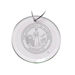 Jardine - UAH Chargers 3'' Round Glass Ornament - Multicolor