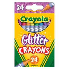 Crayola - Glitter Crayons, 24 Colors