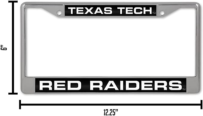TEXAS TECH  
RED RAIDERS  

6"  
12.25"