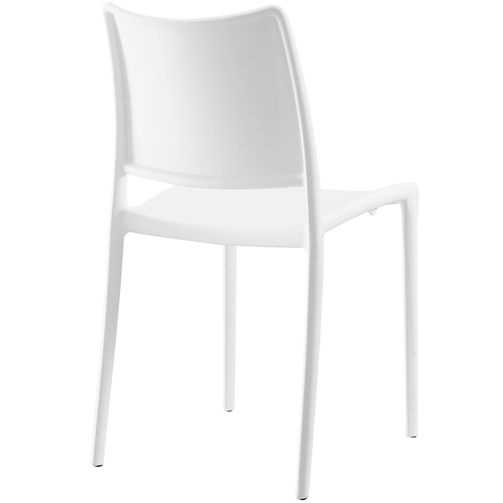 Back. Modway - Hipster Dining Side Chair Set of 4 by Modway - White.