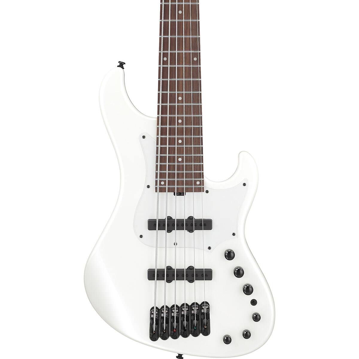 Alt View 3. Ibanez - Ibanez MDM Mode Series MDM1006 Electric Bass Guitar, Pearl White.