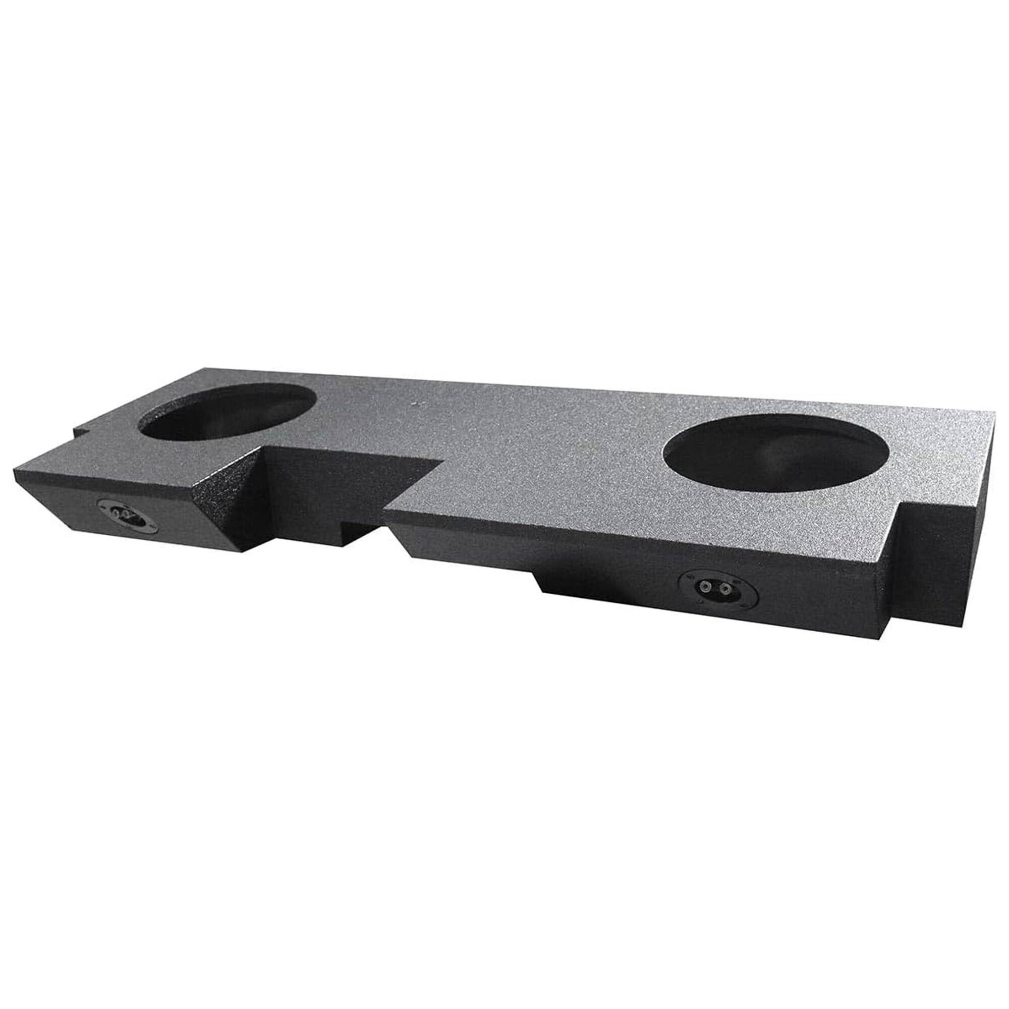 Alt View 4. QPower - QPower Dual 10" Subwoofer Enclosure for Jeep Gladiator (All Years) 2019-2026 - BED LINER BLACK.