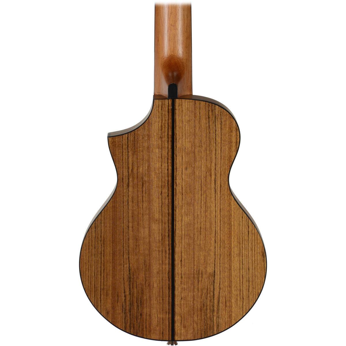 Alt View 4. Ibanez - Ibanez EWP Series EWP14 Piccolo Acoustic Guitar, Rosewood Fretboard, Open Pore Natural.