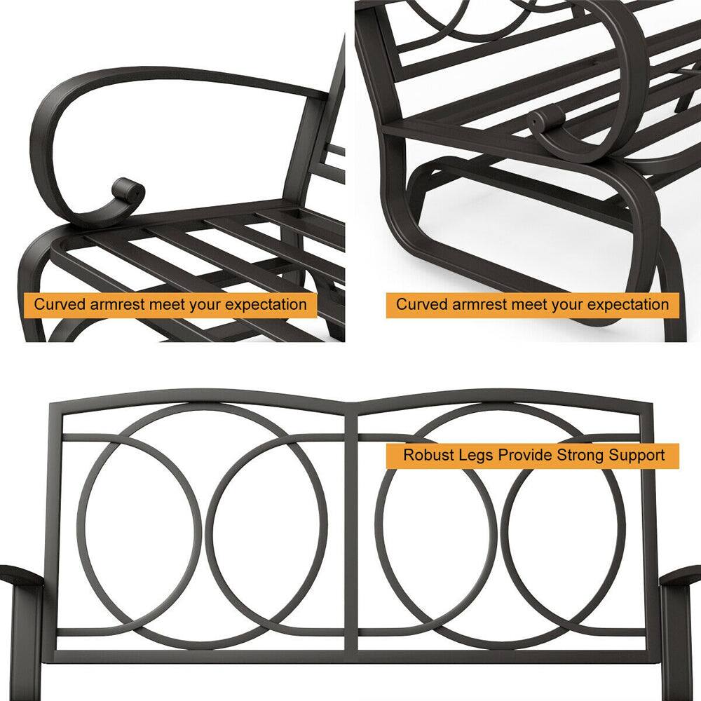 Curved armrest meet your expectation  
Curved armrest meet your expectation  
Robust Legs Provide Strong Support