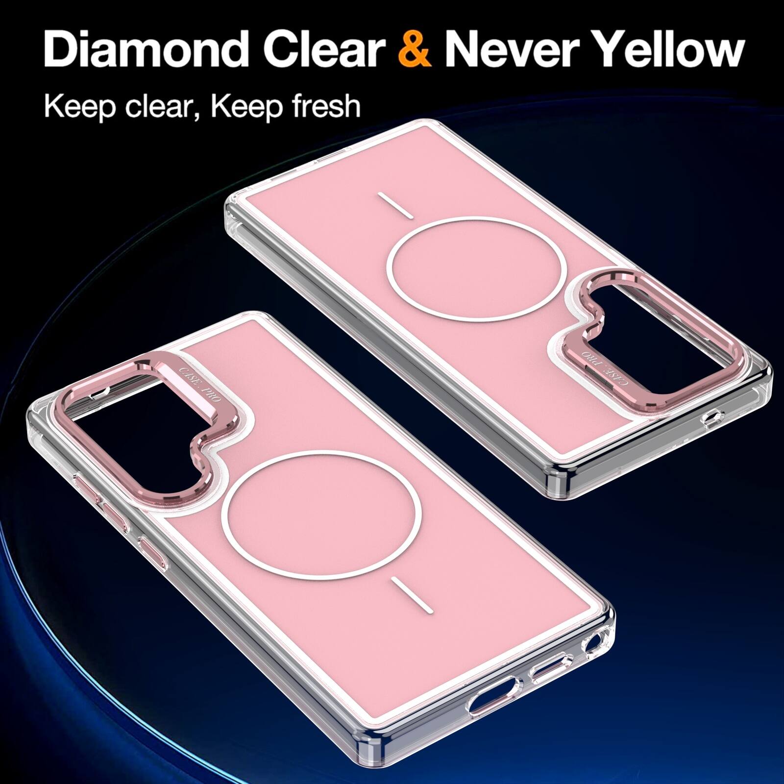 Diamond Clear & Never Yellow  
Keep clear, Keep fresh