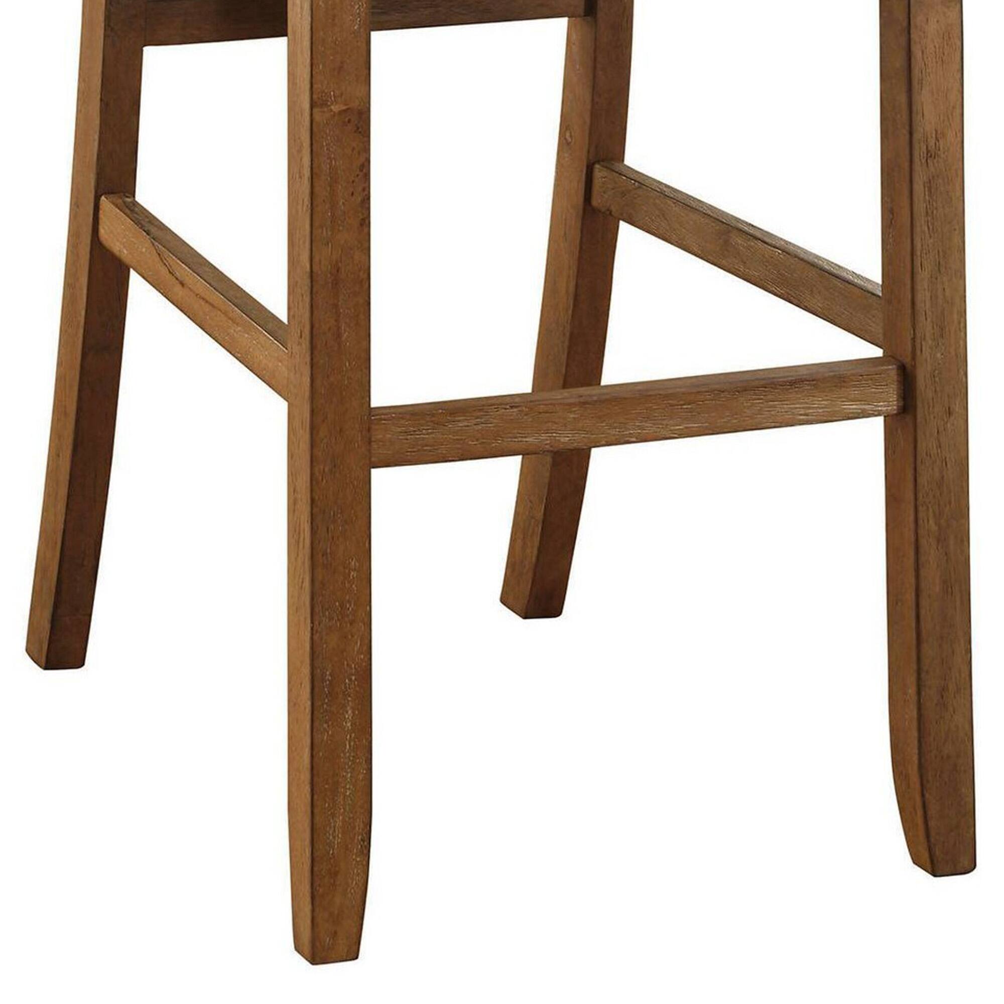 Alt View 3. Manhattan Lane - Counter Dining Table Set With Center Beam, Brown and Beige - Brown, Beige.