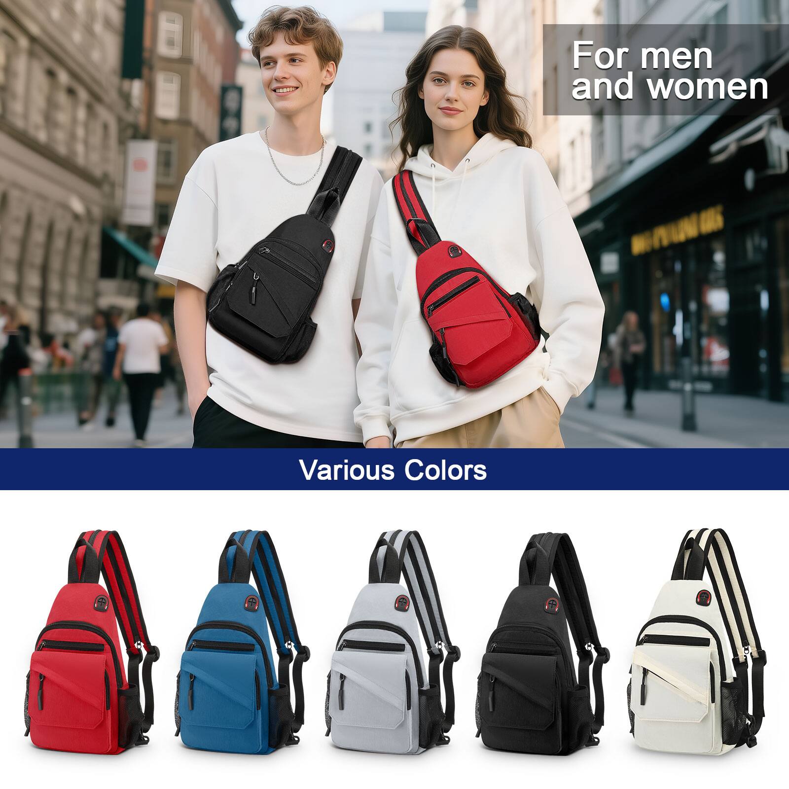 For men and women  
Various Colors