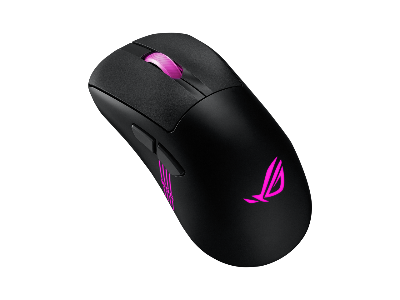 Alt View 5. ASUS - ASUS ROG Keris II Wireless Gaming Mouse, 64g, 42K DPI, ROG Switches, SpeedNova Wireless, Bluetooth - Black - Black.