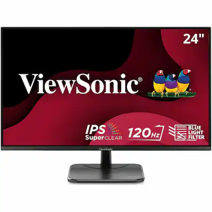 24" ViewSonic IPS 120 Hz Super CLEAR BLUE LIGHT FILTER