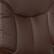 Alt View 14. Office Star Products - Chocolate Executive Faux Leather High Back Chair with Contrast Stitching - Chocolate.