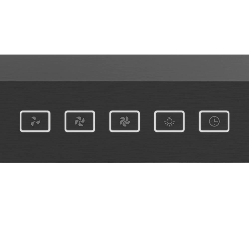 Alt View 8. Broan - Broan-NuTone 30-Inch Under Cabinet Range Hood, ENERGY STAR, 350 Max Blower CFM - Black.