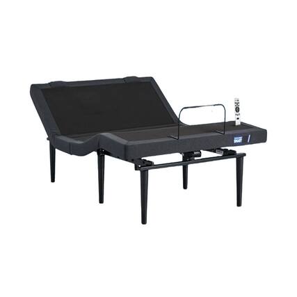 Front. Tempur-Pedic - Tempur-Ergo Twin XL Smart Adjustable Base - Black.
