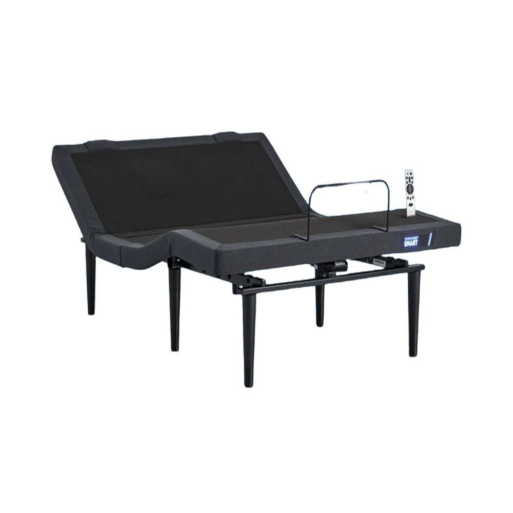 Front. Tempur-Pedic - Tempur-Ergo Twin XL Smart Adjustable Base - Black.