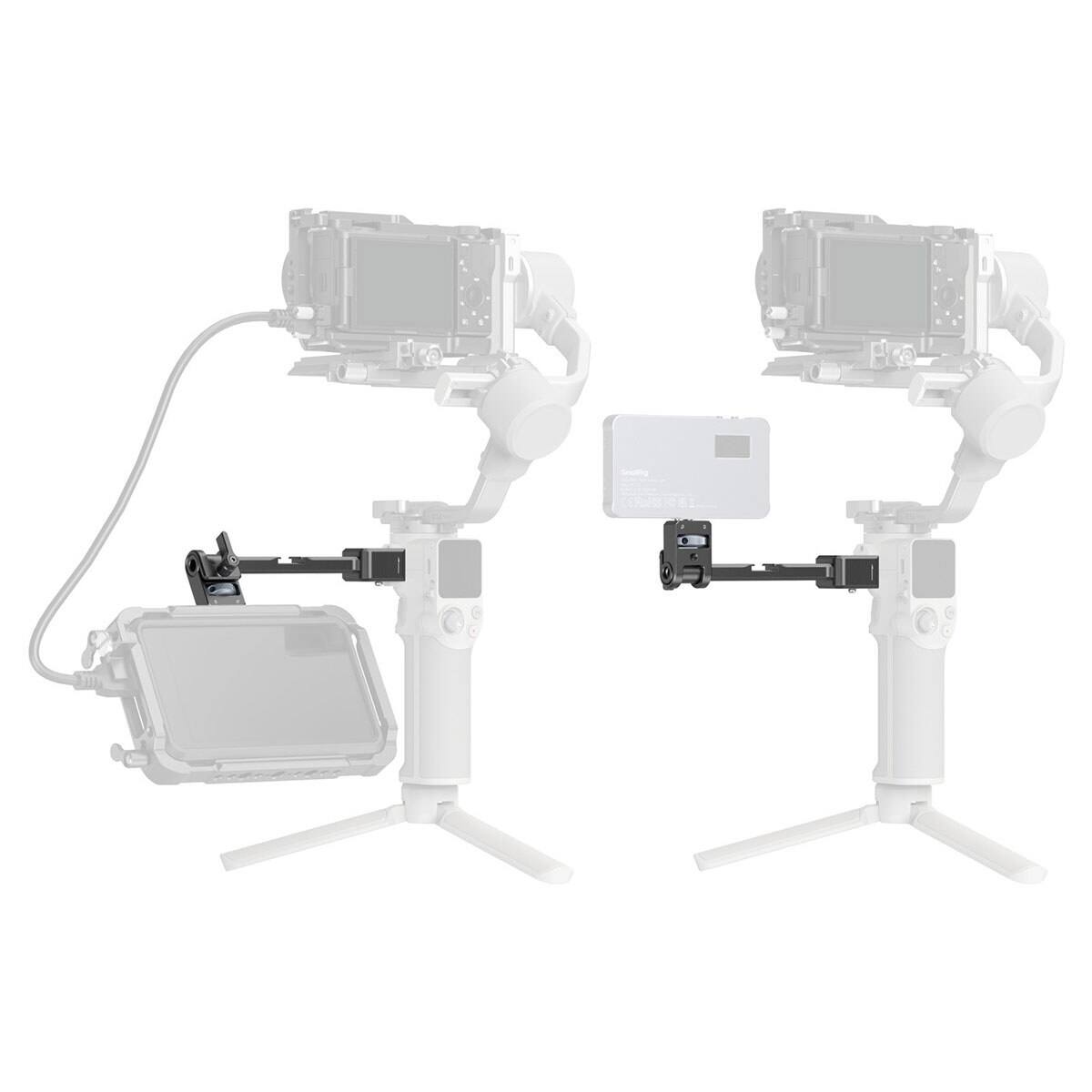 Alt View 5. Smallrig - SmallRig Monitor Mount for DJI RS 2/RSC 2/RS 3/RS 3 Pro/RS 3 Mini/RS 4 Mini.