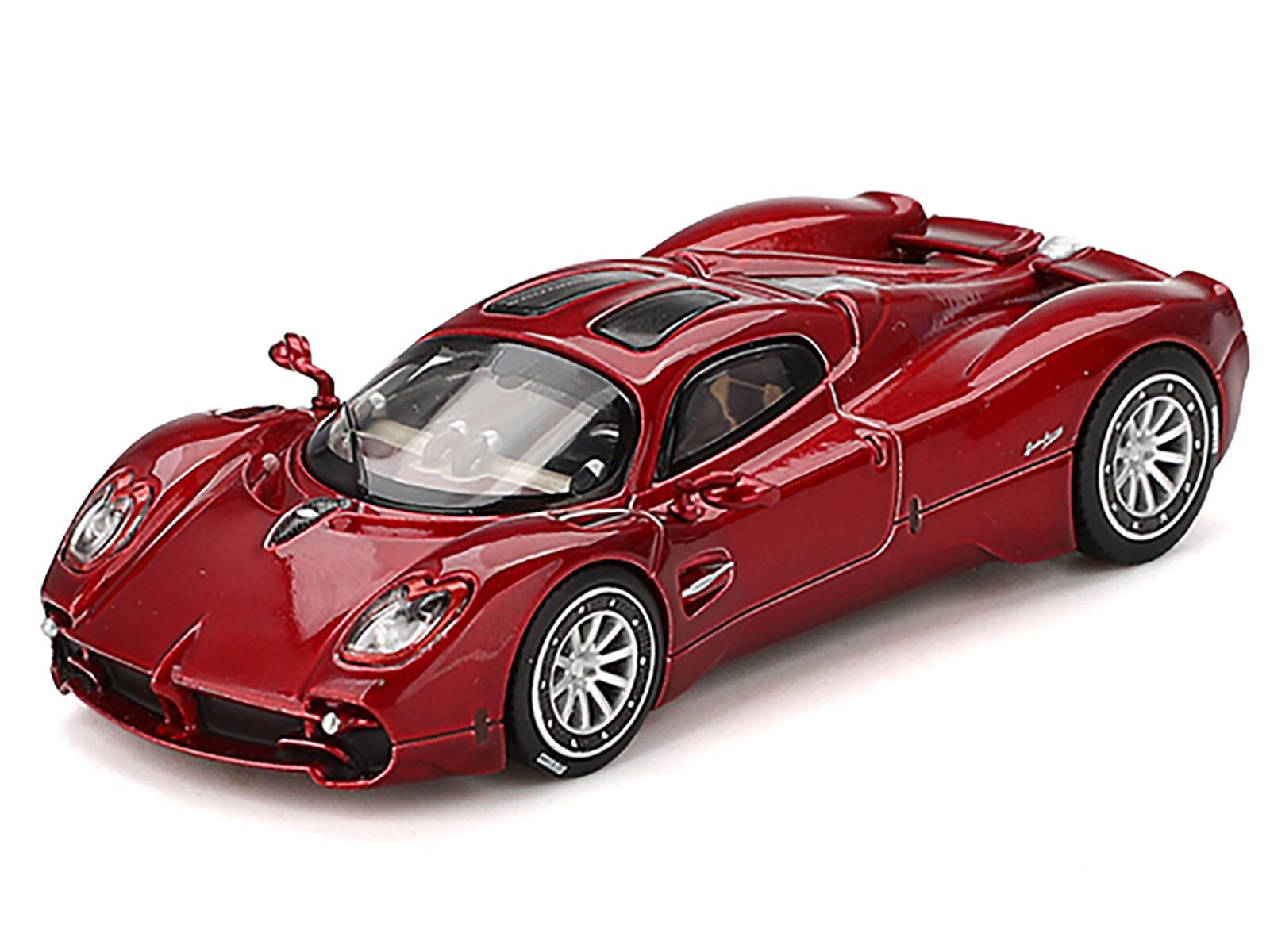 Alt View 1. BBR - Pagani Utopia Dubai Red 1/64 Diecast Model Car by BBR.