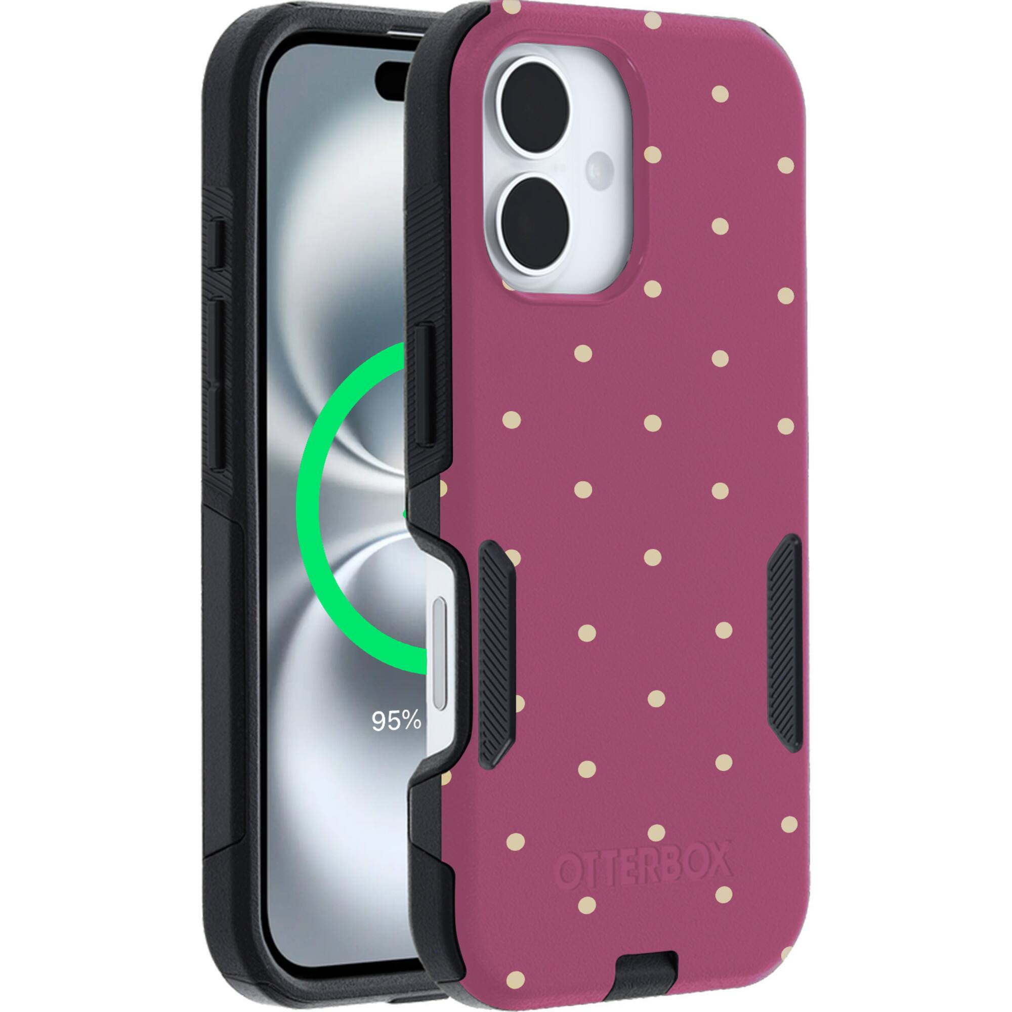 Muave Polka Dots
