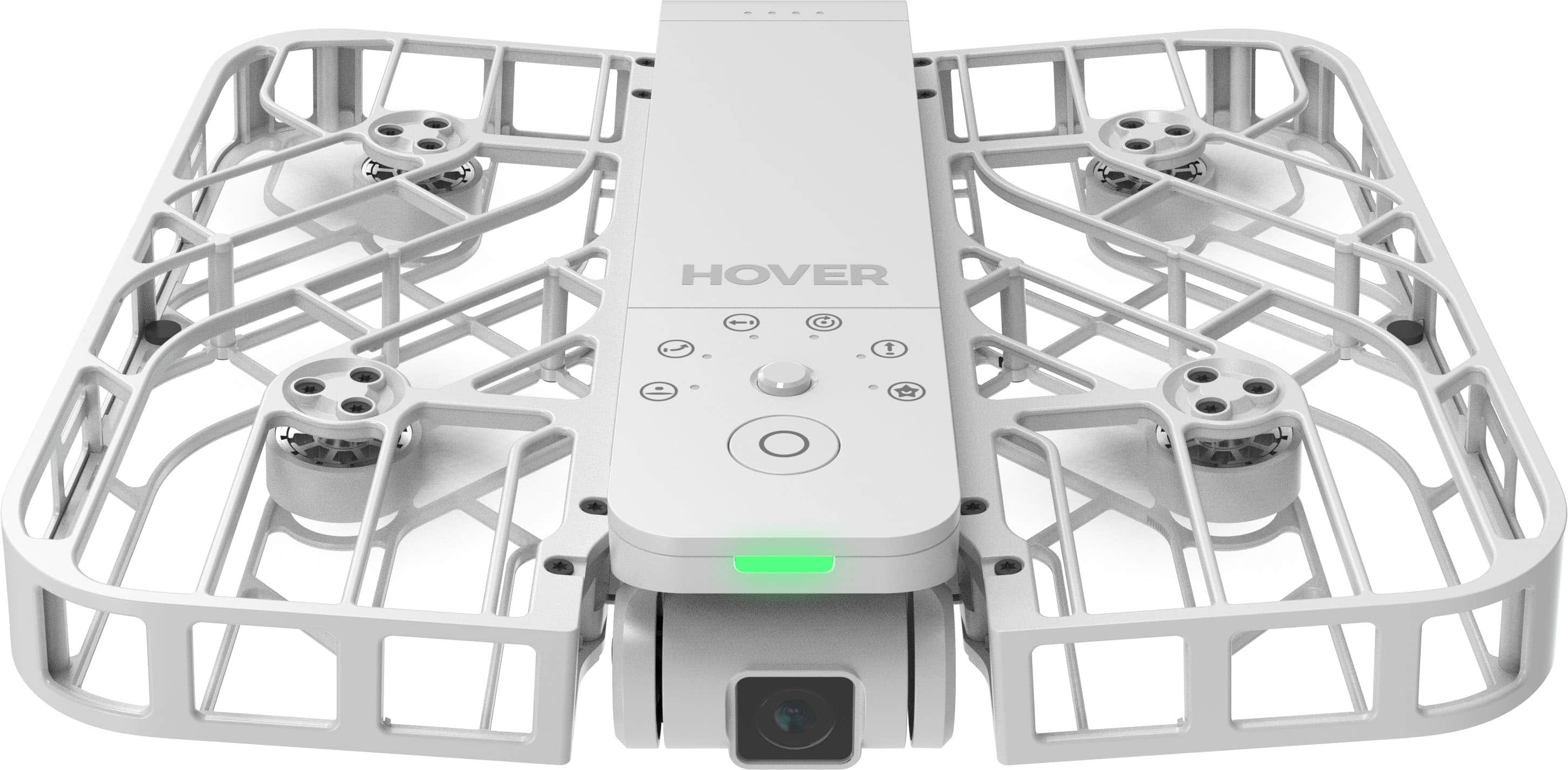 Alt View 2. HOVERAir - X1 Self-Flying Camera Drone Combo - White.
