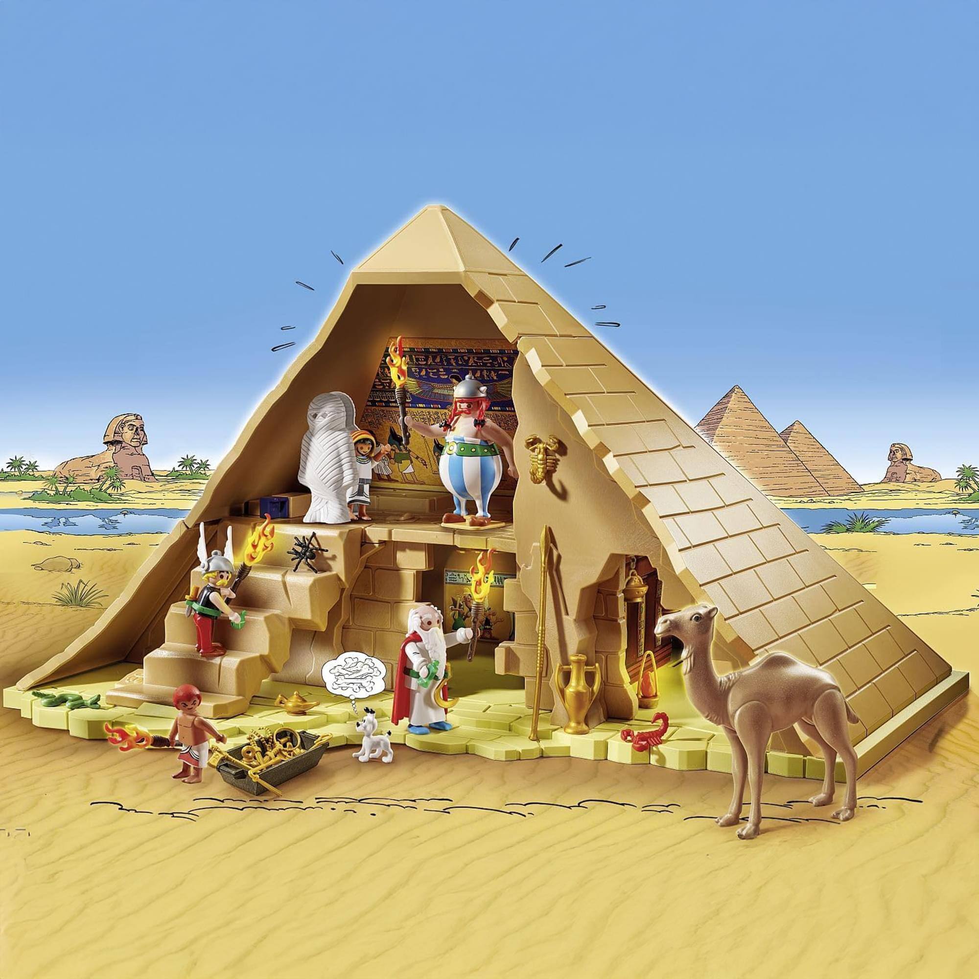Alt View 10. Playmobil - Playmobil Asterix: Pyramid Of The Pharaoh 93 Piece Building Set - Multi-Colored.