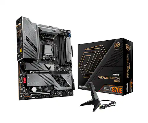 ASRock X870E Taichi Lite
AMD Ryzen
WiFi 6
HDMI
X870E
X870E Taichi Lite