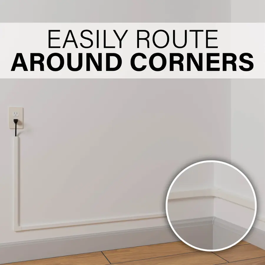 Easily route around corners.