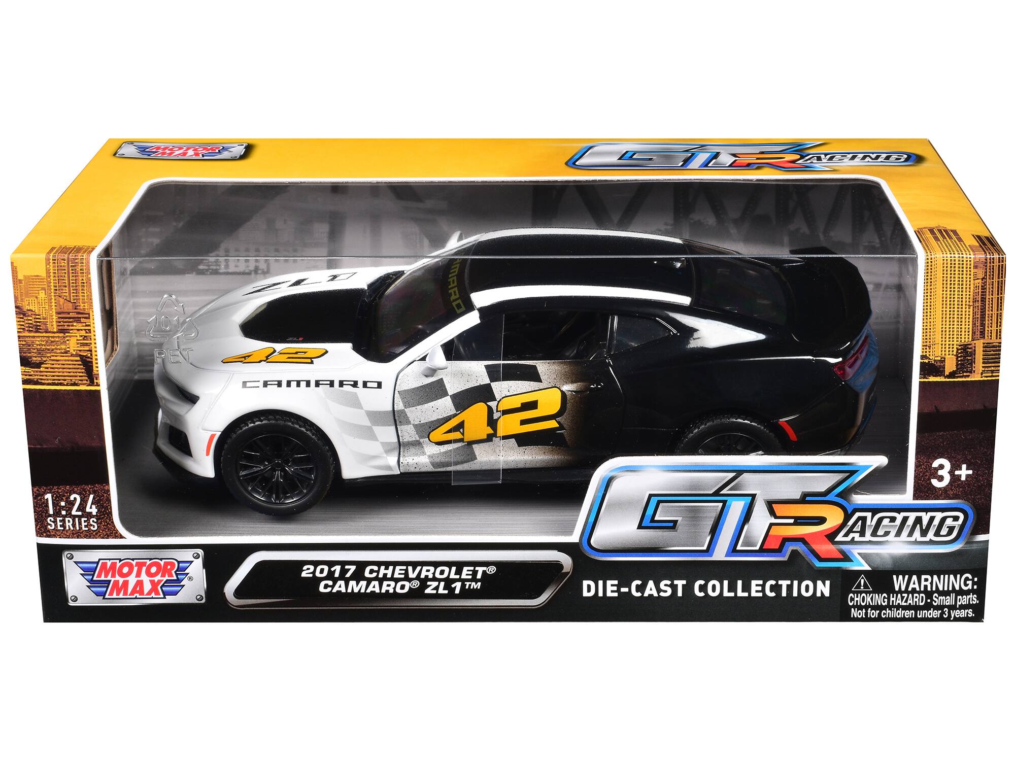 A4OAY M AFIN FLT MARO A R c 33 CAMARO I 42 3+ 1:24 GR SERIES ACING MOTOR 2017 CHEVROLET MAX CAMARO ZL 1TM DIE-CAST COLLECTION ! WARNING: CHOKING HAZARD- Small parts. Not for children under 3 years.
