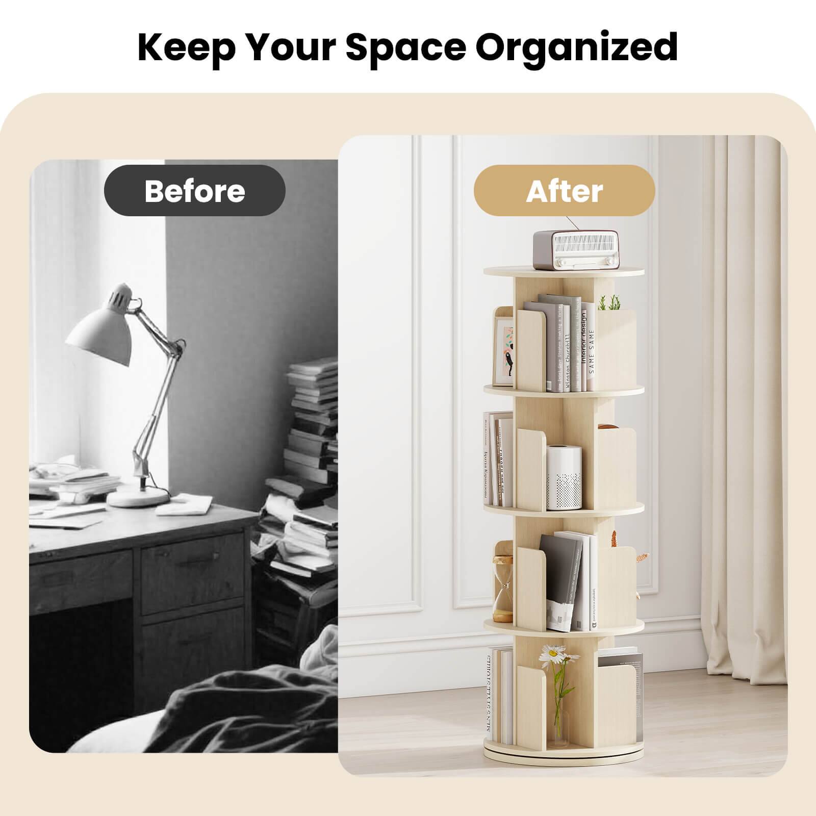 Keep Your Space Organized

Before

After