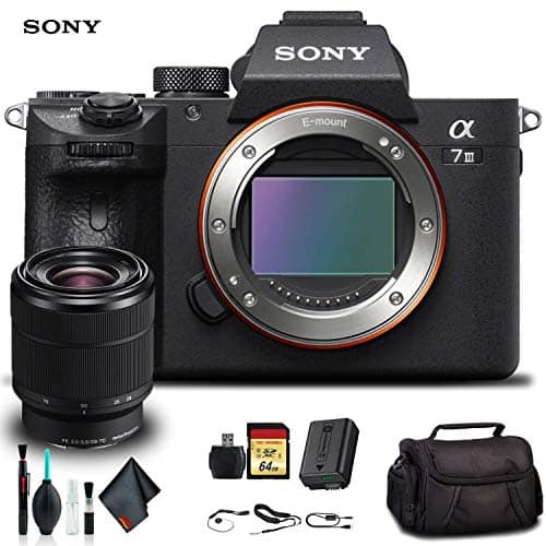 Bundle Sony Alpha a7 III Mirrorless Camera with 28 70mm Lens