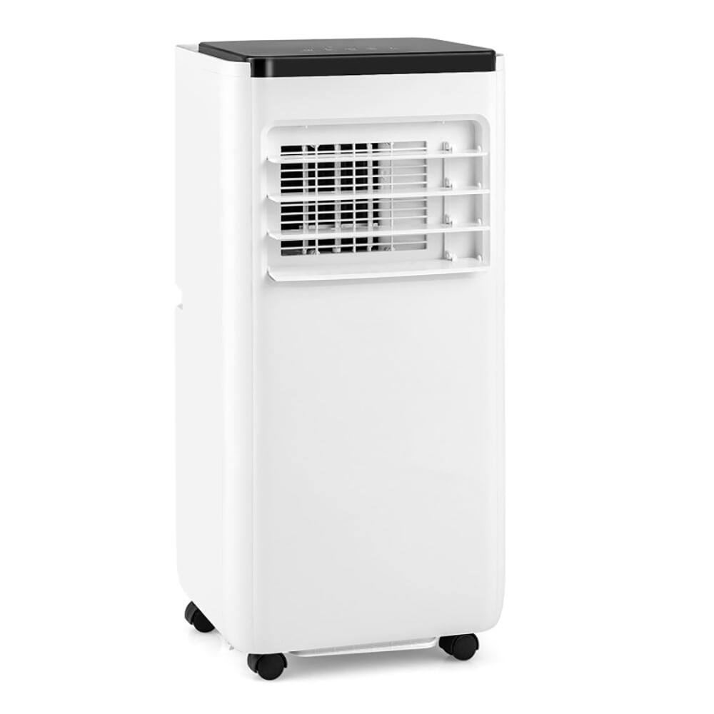 Back. Resenkos - Air Conditioner, Cooler,8000 BTU Portable Air Conditioner with Remote Control-White - White.