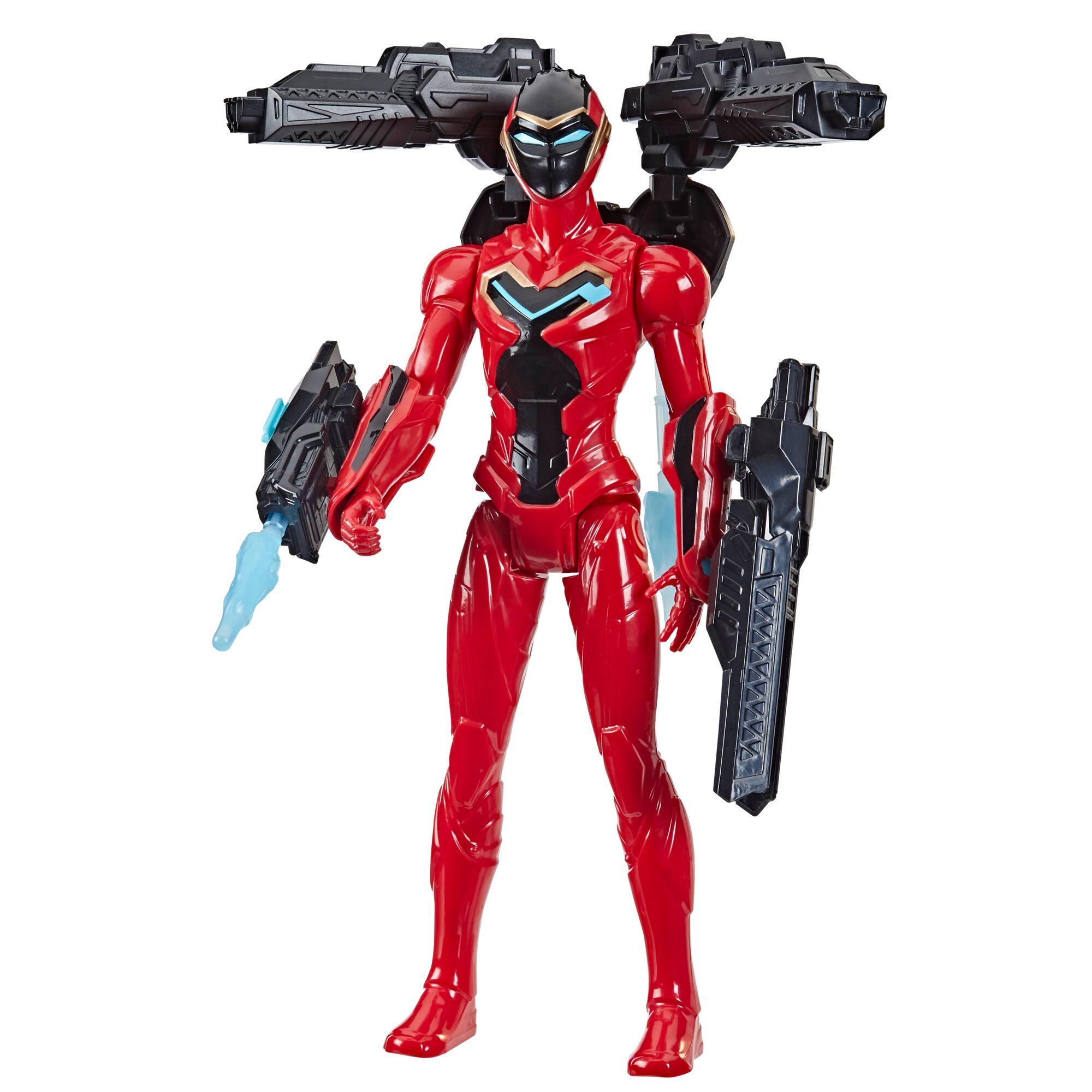 Angle. Marvel - Black Panther Wakanda Forever Titan Hero Series Ironheart with Gear.