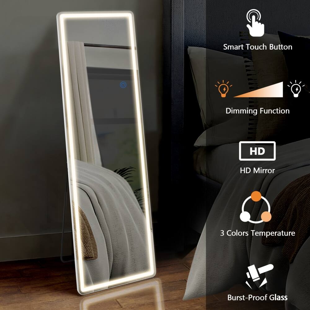 - Smart Touch Button
- Dimming Function
- HD Mirror
- 3 Colors Temperature
- Burst-Proof Glass