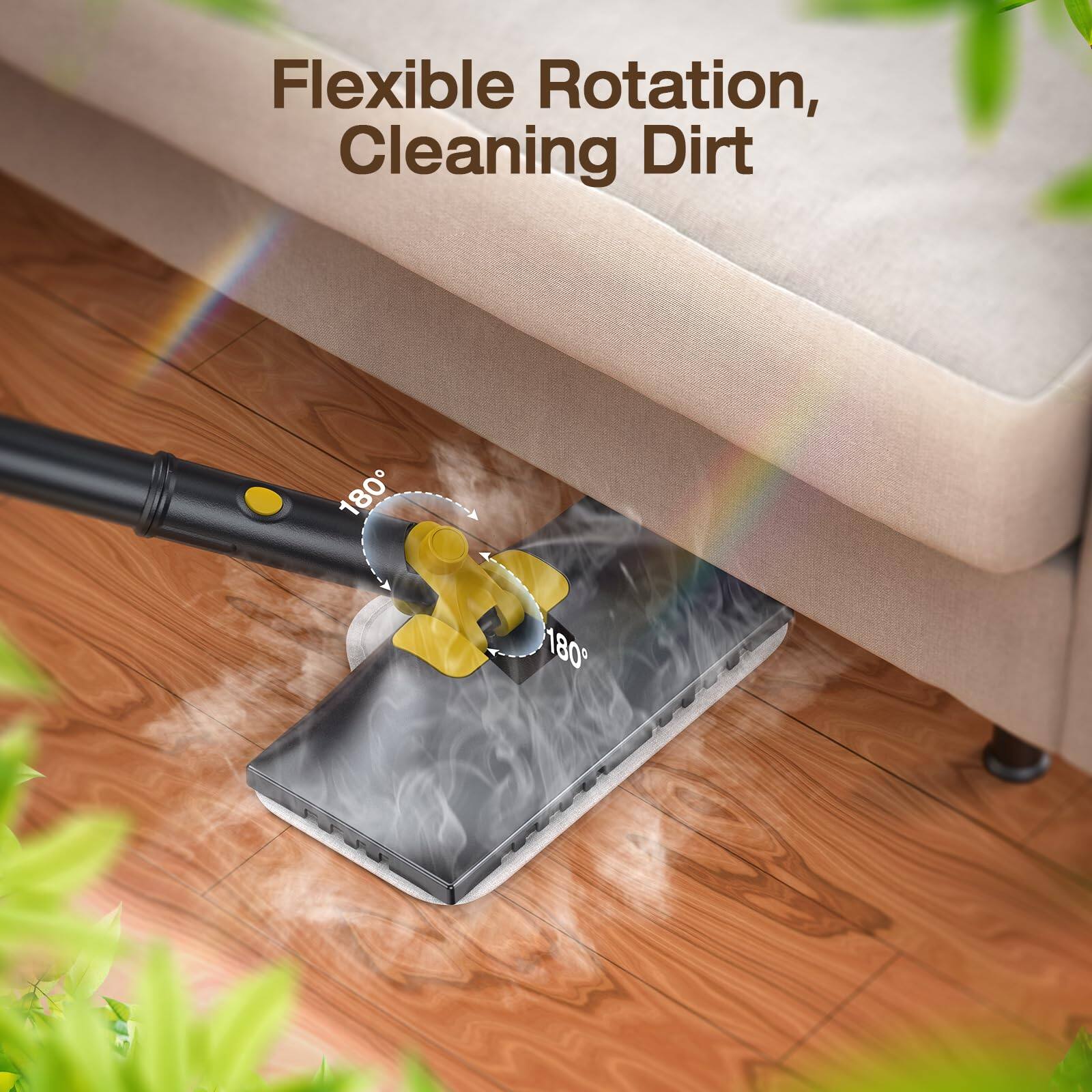 Flexible Rotation, Cleaning Dirt  
180°