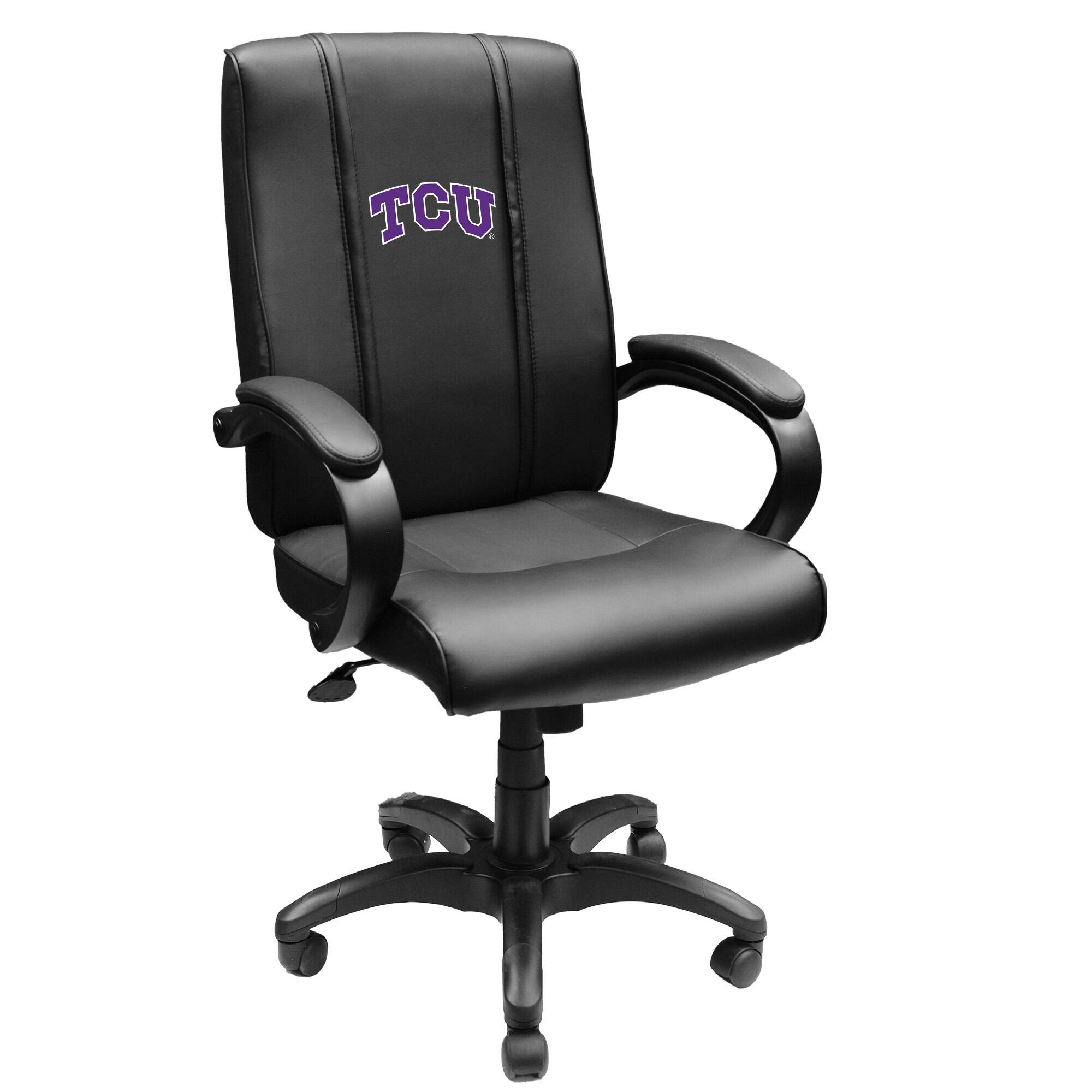 Front. DreamSeat - Black TCU Horned Frogs Office Chair 1000 - Black.