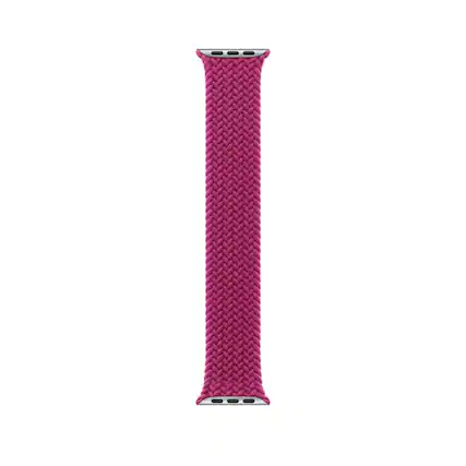 Front. Apple - Apple Watch Band Braided Solo Loop 46Mm Magenta SERIES 10 / 11 MY523AM/A Sz 10 - Magenta.
