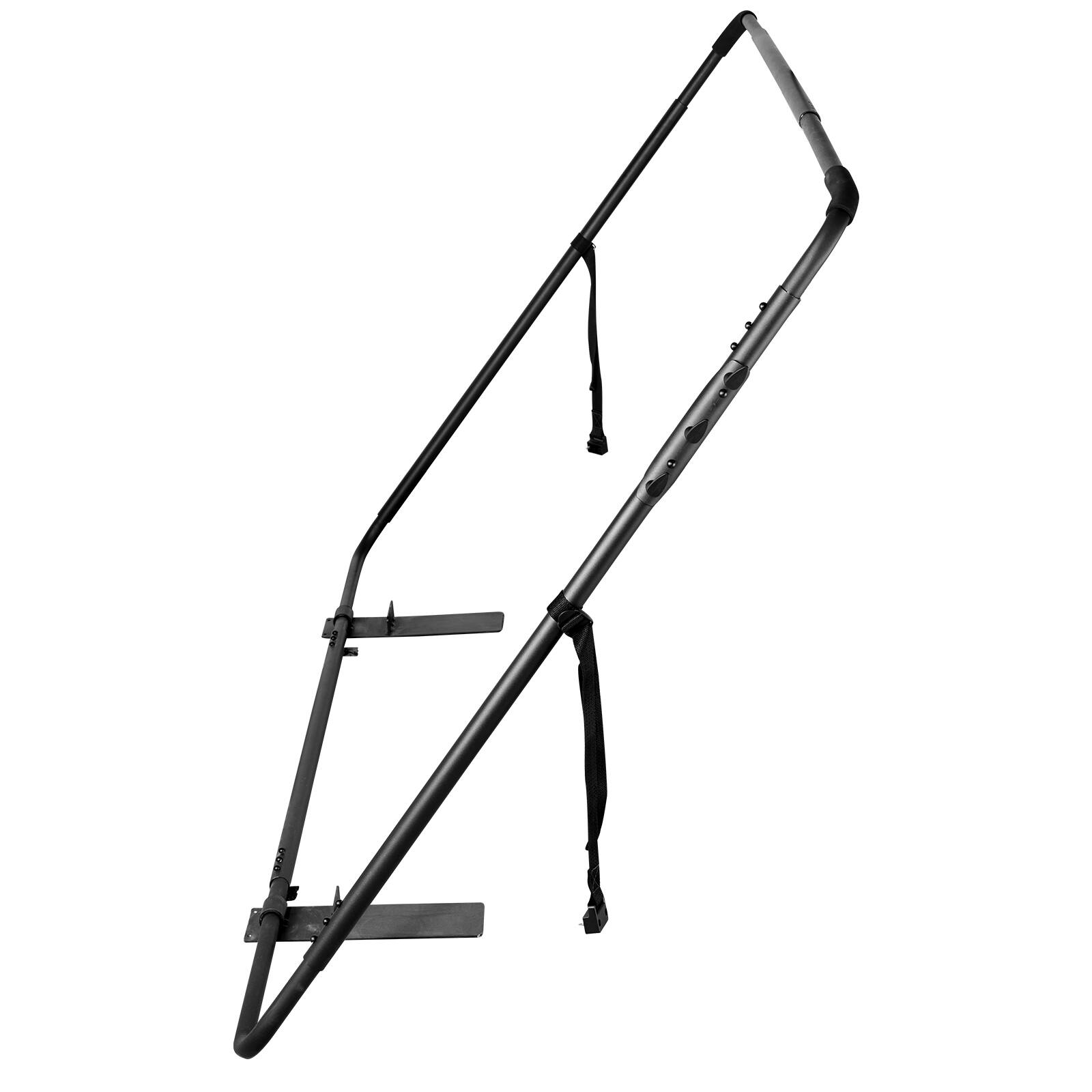 Alt View 5. VEVOR - Hot Tub Cover Lift, Spa Cover Lift, Height 31.5" - 41.3" Width 53" - 92.5" Adjustable, Installed at the Bottom - Black.