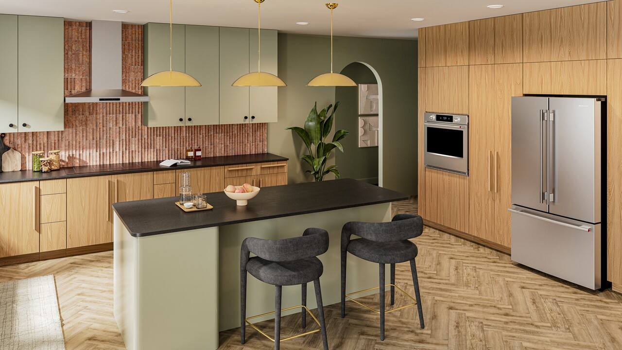 Alt View 11. KitchenAid - 30" Smart Built-In Single Electric Wall Oven with Intelligent Cooking Camera - PrintShield Stainless.