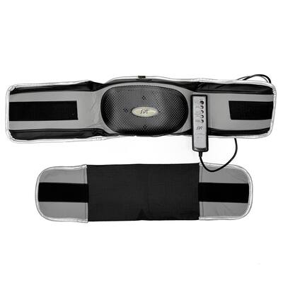 SPT High Power Vibrating Massage Belt Silver and black AB-750 - Best Buy SPT High Power Vibrating Massage Belt Silver and black AB-750 - Best Buy