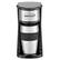 Front. Brentwood - Brentwood Portable Single Serve Coffee Maker with 14oz Travel Mug in Black - Black.