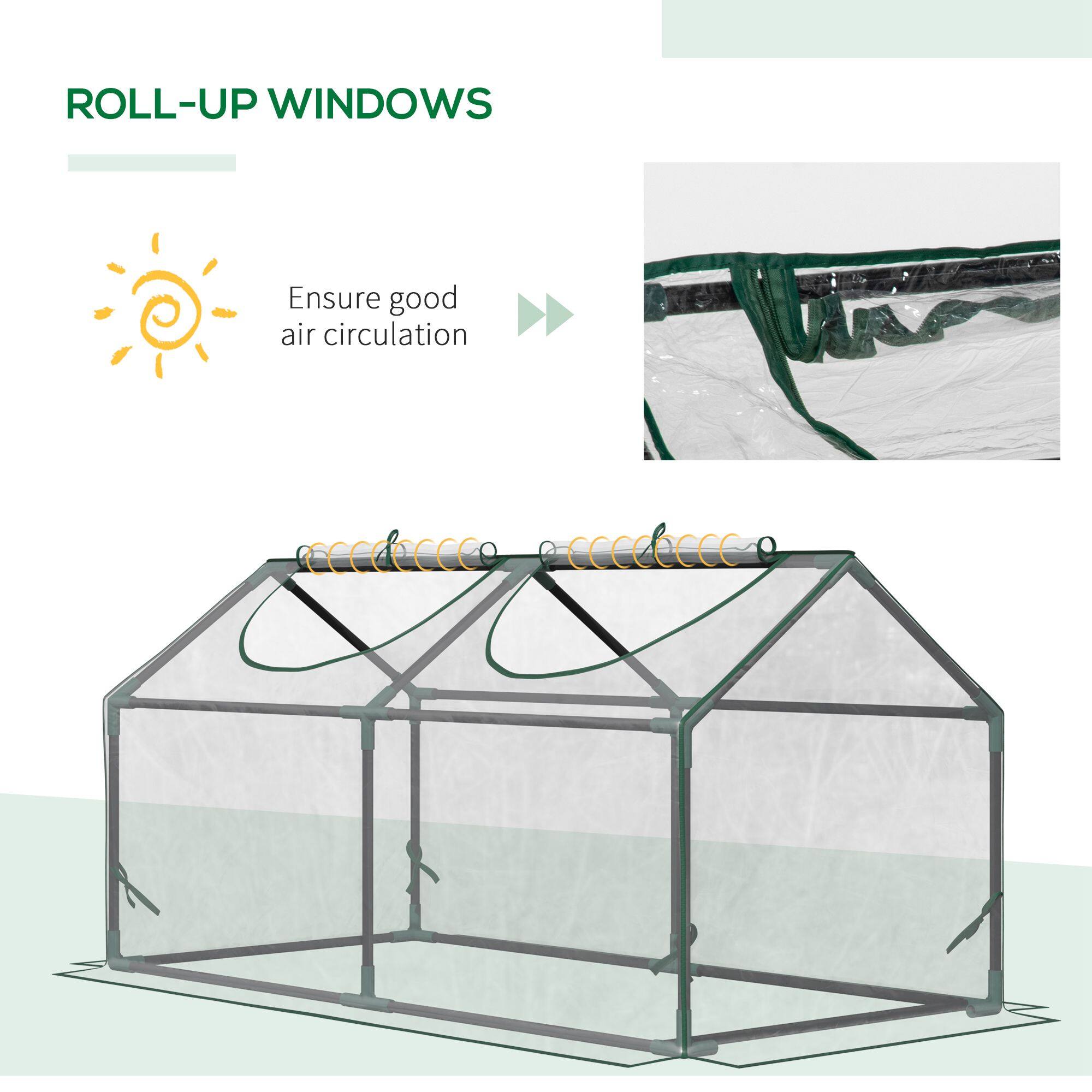 ROLL-UP WINDOWS

Ensure good air circulation