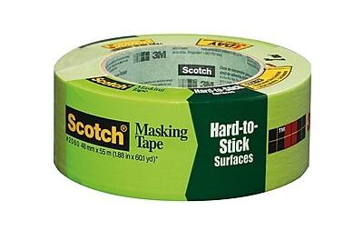 Scotch Masking Tape  
Hard-to-Stick Surfaces  
3M Scotch #2050  
48 mm x 55 m (183 in x 601 yd)