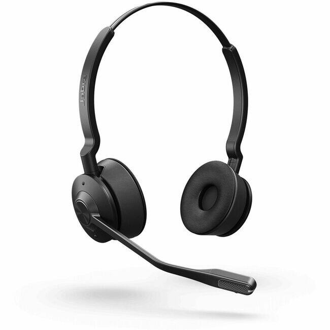 Front. Jabra - Jabra Engage 65 SE Headset - Stereo - Binaural - Black.