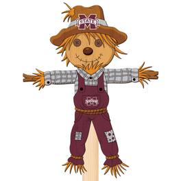 Fan Creations - Mississippi State Bulldogs 12" Scarecrow Yard Stake - Multicolor