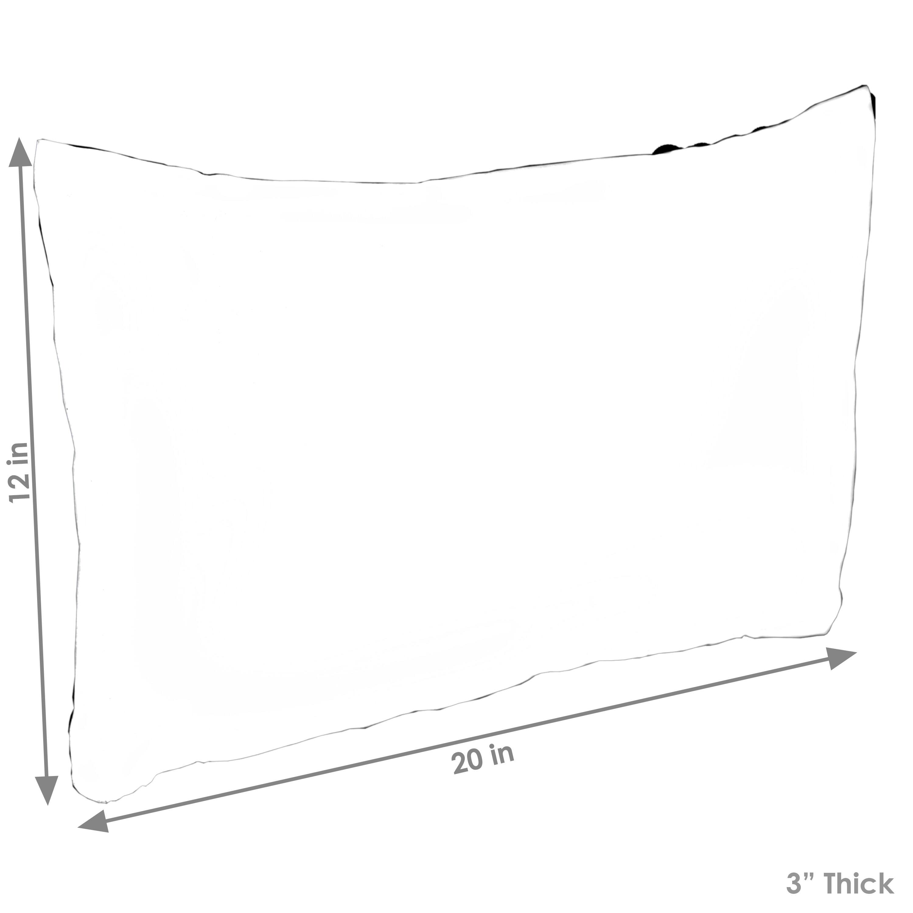 Alt View 2. Sunnydaze - Lumbar Throw Pillow Cover - 20 in - Set of 2 - Chevron Bliss.