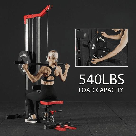 STANDARD 15 LB BARBELL, 540LBS LOAD CAPACITY