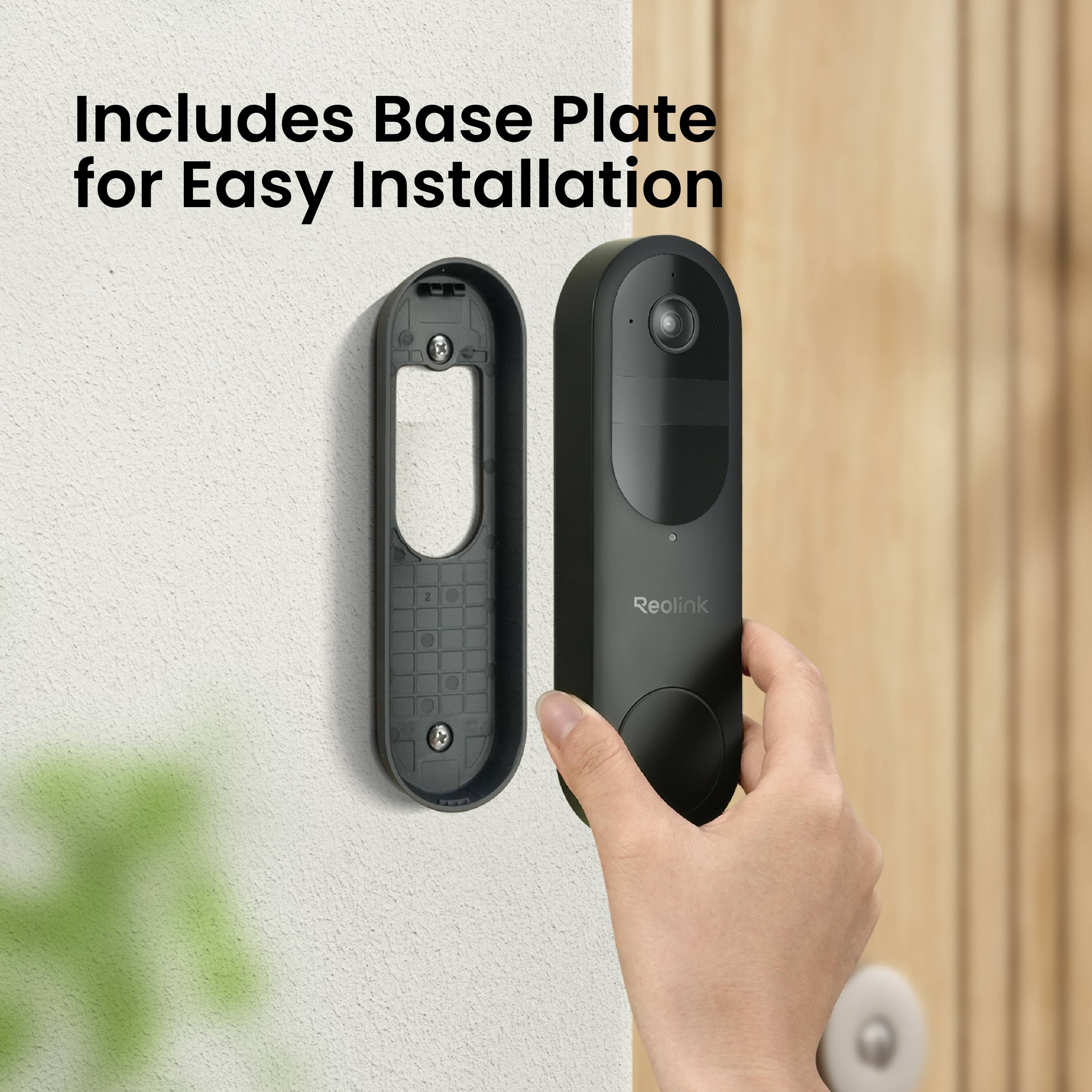 Includes Base Plate for Easy Installation