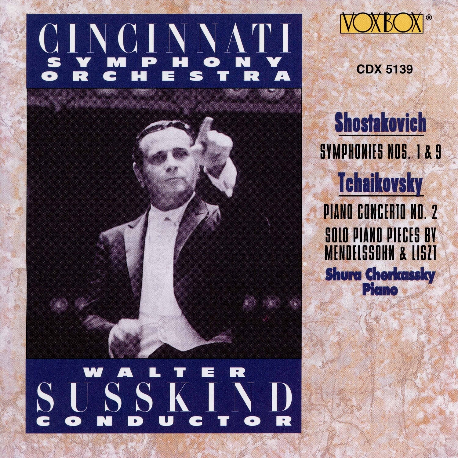 Susskind / Shostakovich / Tchaikovsky - Cincinnati Symphony  - COMPACT DISCS