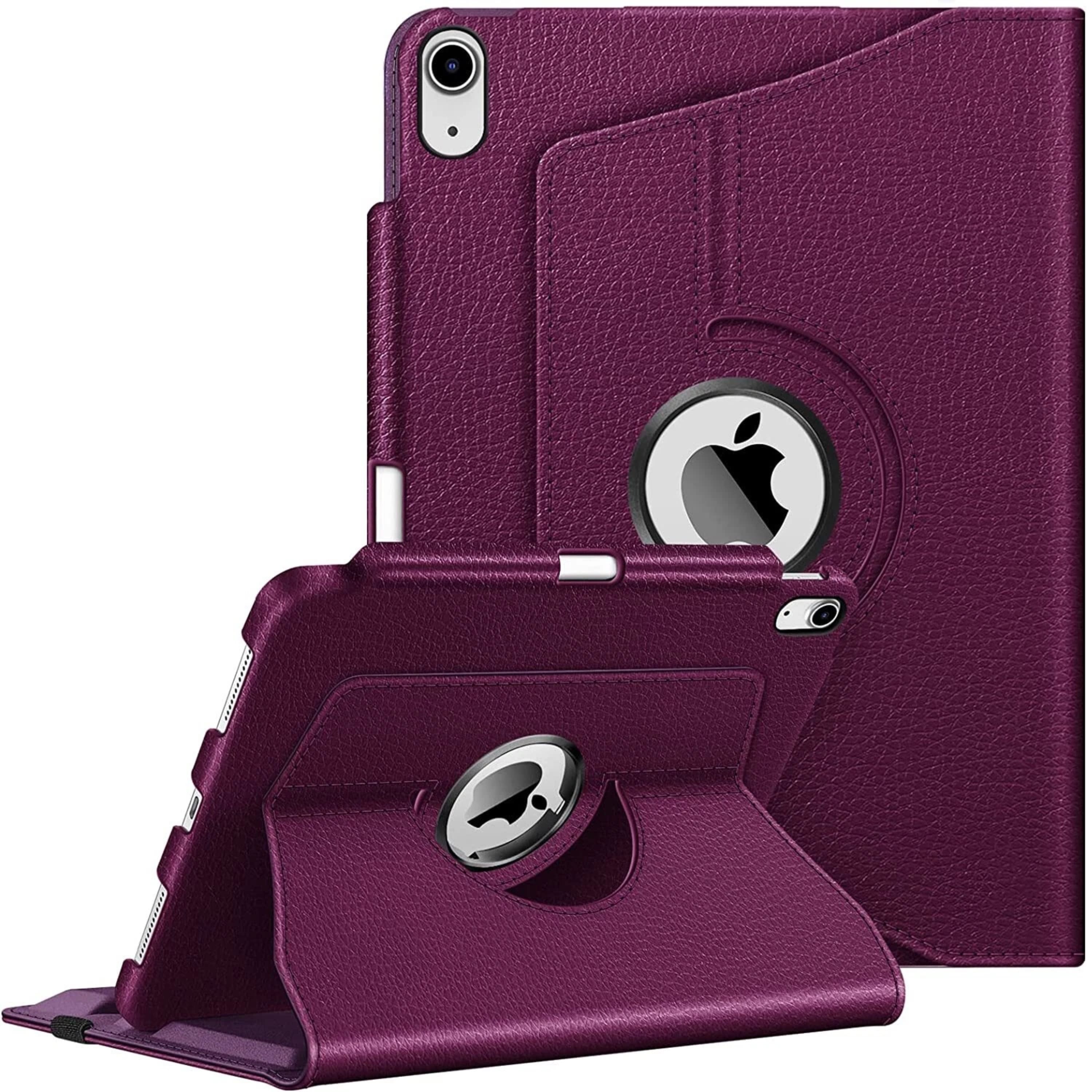 Kitcheniva - Smart Rotating Case For iPad A16 11th 2025 And iPad 10th 2022 Stand Cover - Purple